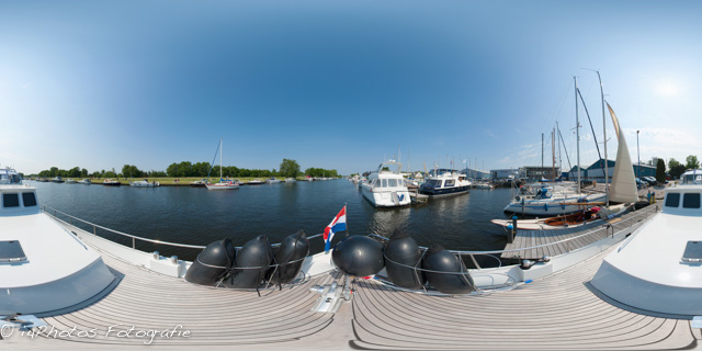 360 graden panorama Jachthaven te Elburg
