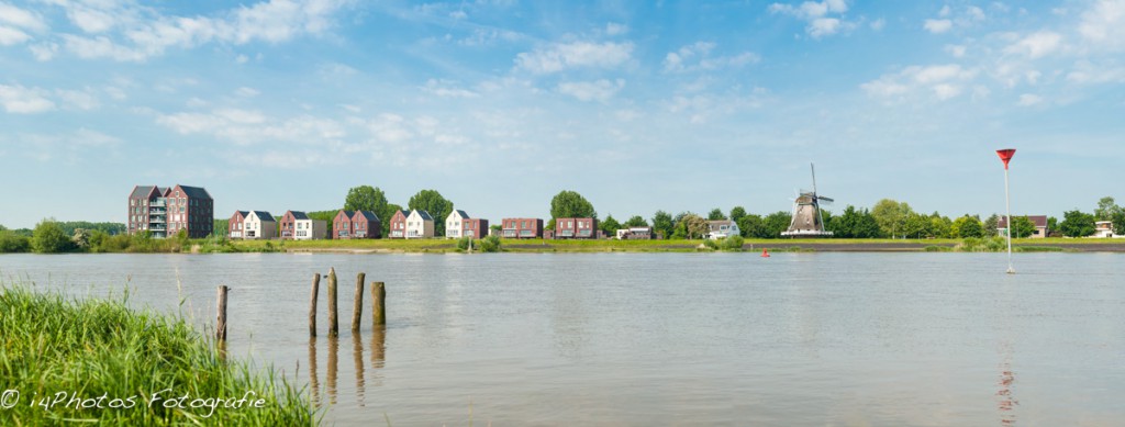 Panorama IJsselfront Omloop te Kampen